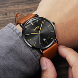 Ultra thin Quartz Watch Men
