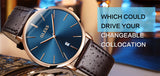 Ultra thin Quartz Watch Men