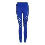 Laser Glow in the Dark fitness high waist elastic leggings Women