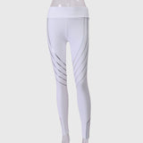 Laser Glow in the Dark fitness high waist elastic leggings Women