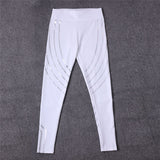 Laser Glow in the Dark fitness high waist elastic leggings Women