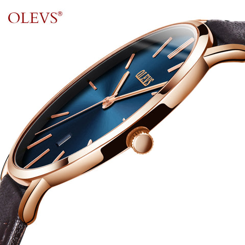 Ultra thin Quartz Watch Men .