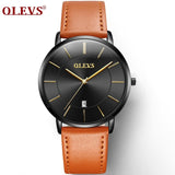Ultra thin Quartz Watch Men .