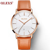Ultra thin Quartz Watch Men .
